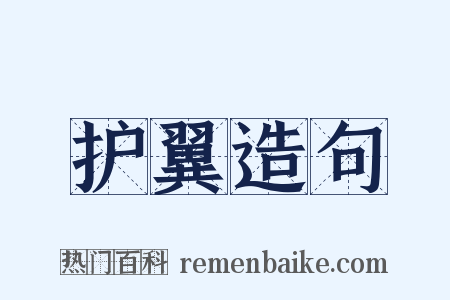 护翼造句是什么意思的图片